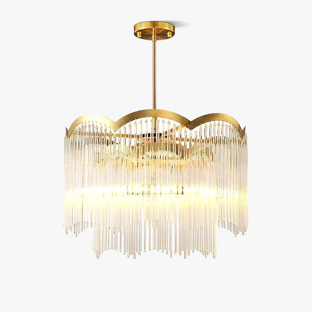 Reusable Luxury Led Crystal Chandelier Lightweight