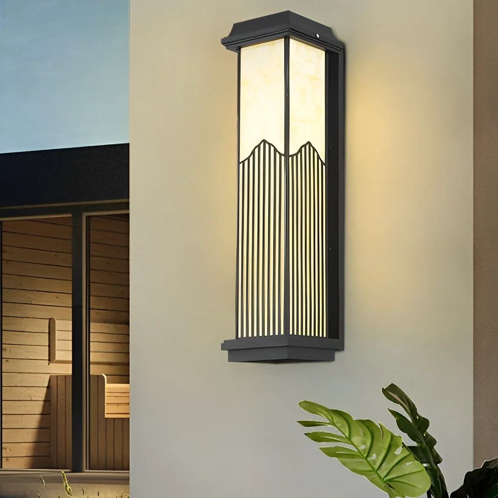 Sophisticated Waterproof Solar Powered Automatic Charging Outdoor Wall Lights with Remote Original