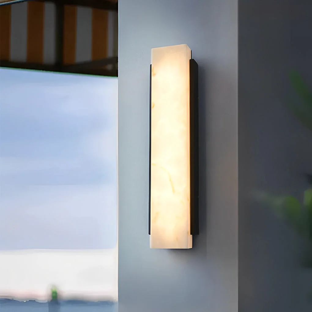 Unique Rectangular Metal LED Waterproof Black Modern Outdoor Wall Lights Proven