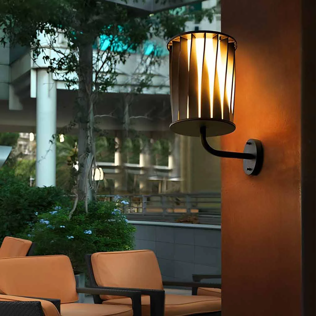 Dependable Creative Twisted Waterproof LED Modern Outdoor Wall Lamp Plug in Wall Lights First-Class