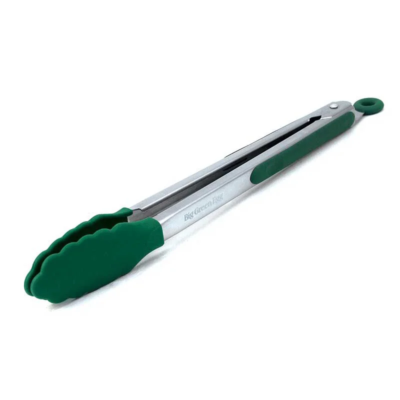 High-Quality Big Green Egg Silicone Tongs 16 Casual