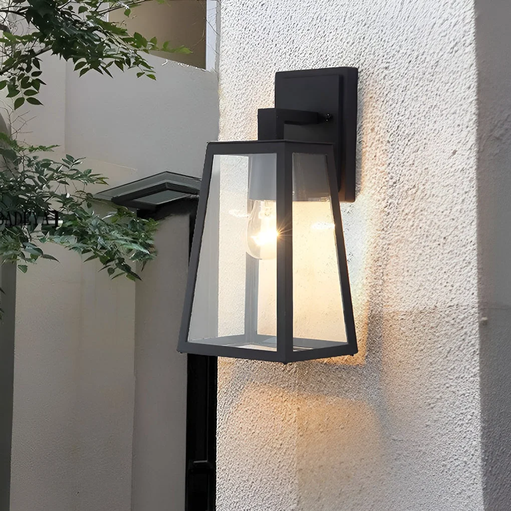 First-Class Trapezoidal Waterproof LED Vintage Outdoor Wall Light Wall Sconce Lighting Crafted
