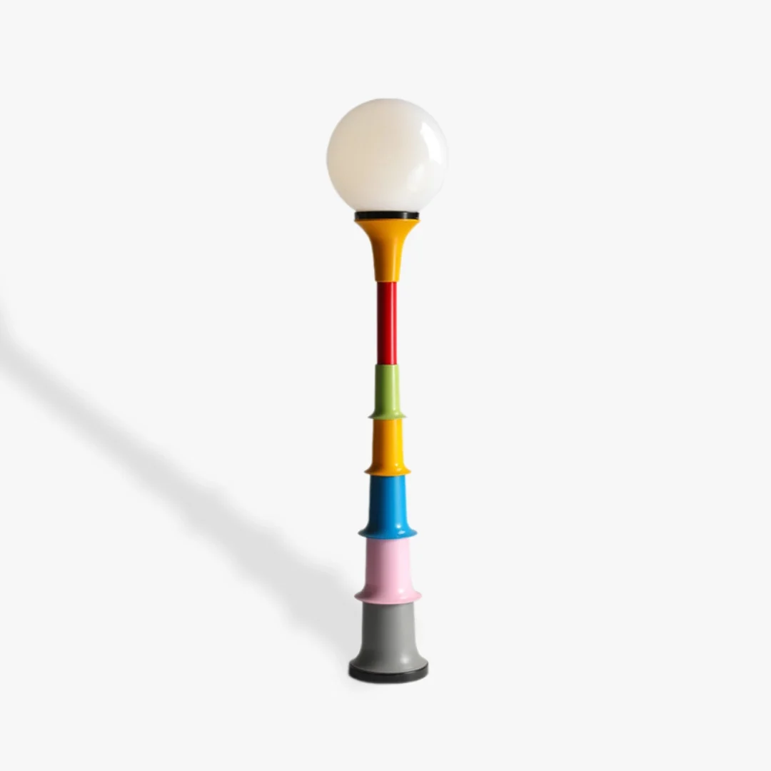 Elite Colorful Roman Column Floor Lamp Selected