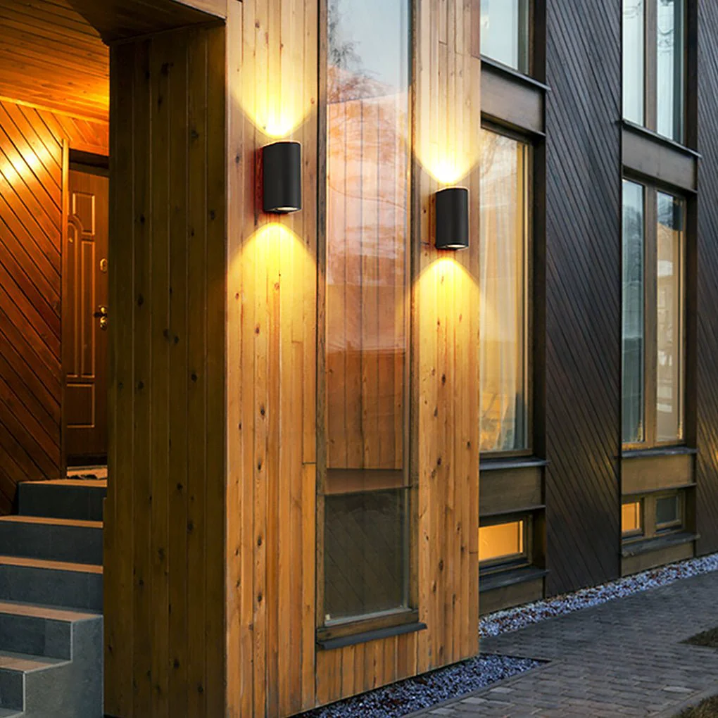 Smooth Unique up and down Lighting Waterproof LED Modern Outdoor Wall Lights Long-Lasting