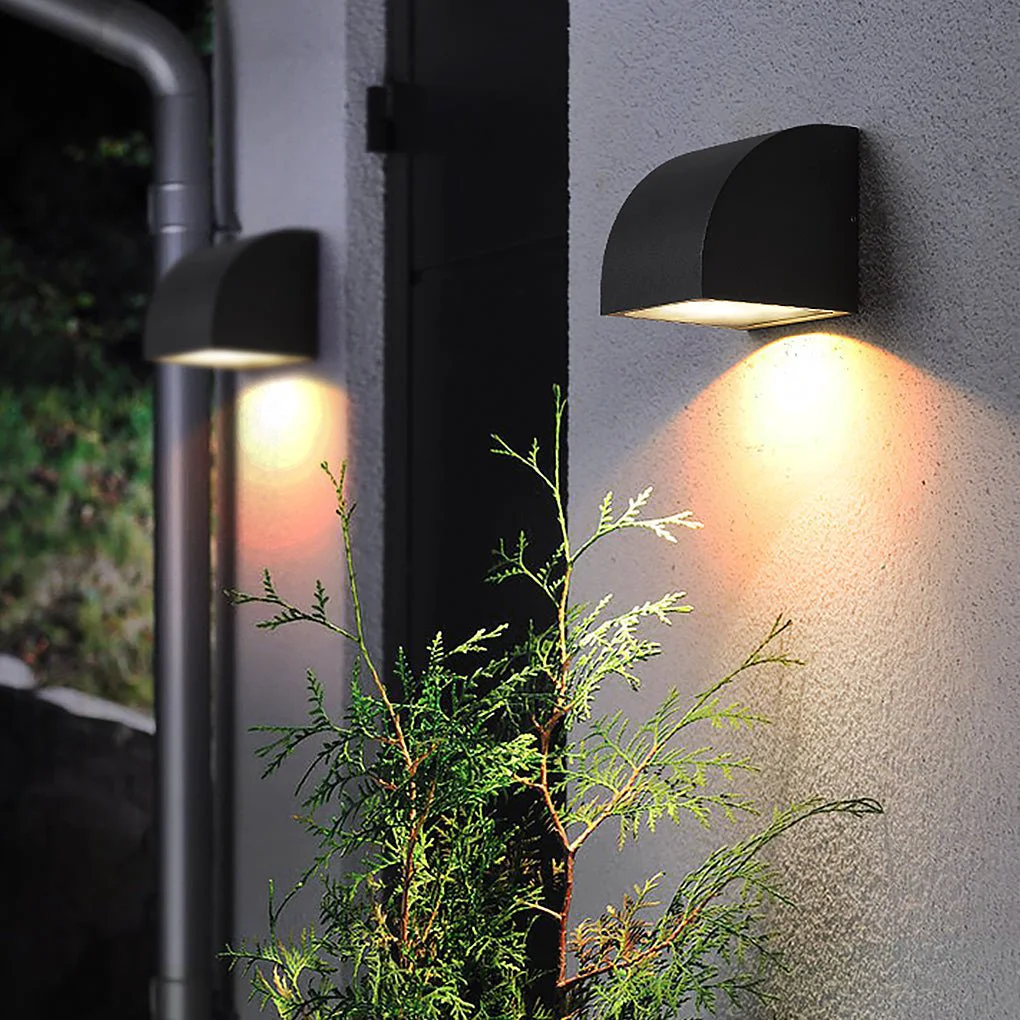 Trendy Waterproof Geometric Shaped Nordic Outdoor Wall Lights Wall Sconce Lighting Unique