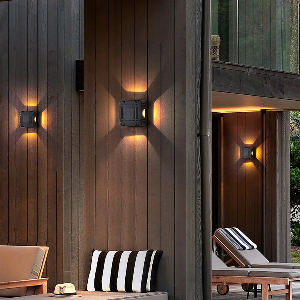 Exclusive Unique Design Outdoor LED Waterproof Wall Light for Villa Gate Balcony Long-Lasting