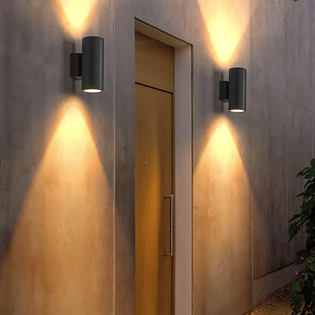 Natural Round up and down Lighting LED Waterproof Modern Outdoor Wall Lights Stylish