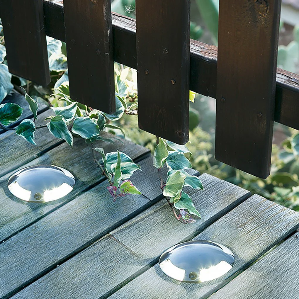 Unique Round DC12V LED Waterproof Mdern Outdoor Step Lights Deck Stair Lights Selected