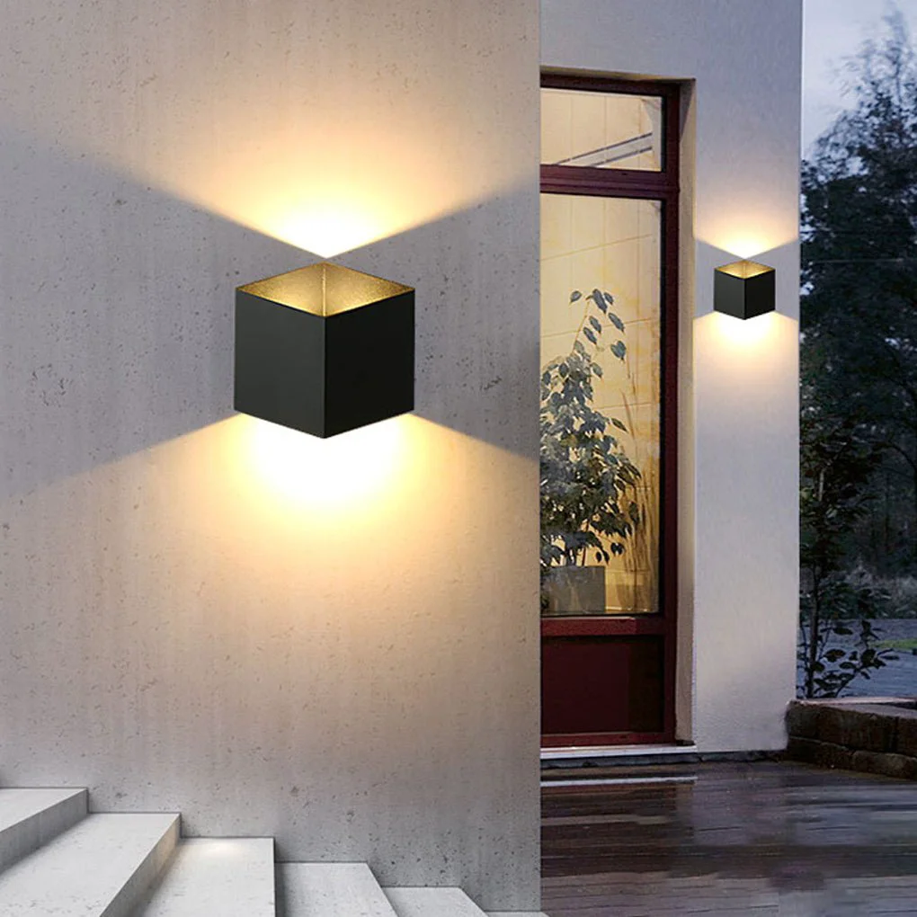 Advanced Square Waterproof up and down Lighting LED Modern Outdoor Wall Lights User-Friendly
