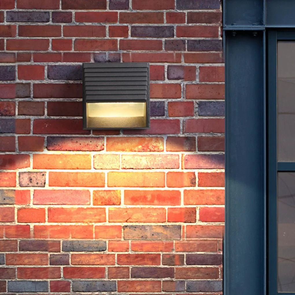 High-Grade Modern Minimalist Outdoor Waterproof LED Wall Light for Villa Garden Balcony Stairs Pure