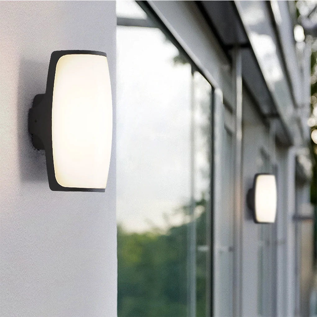 World-Class Unique Double-layer Lampshade Waterproof Outdoor LED Wall Lamp for Villa Courtyard Balcony Reusable