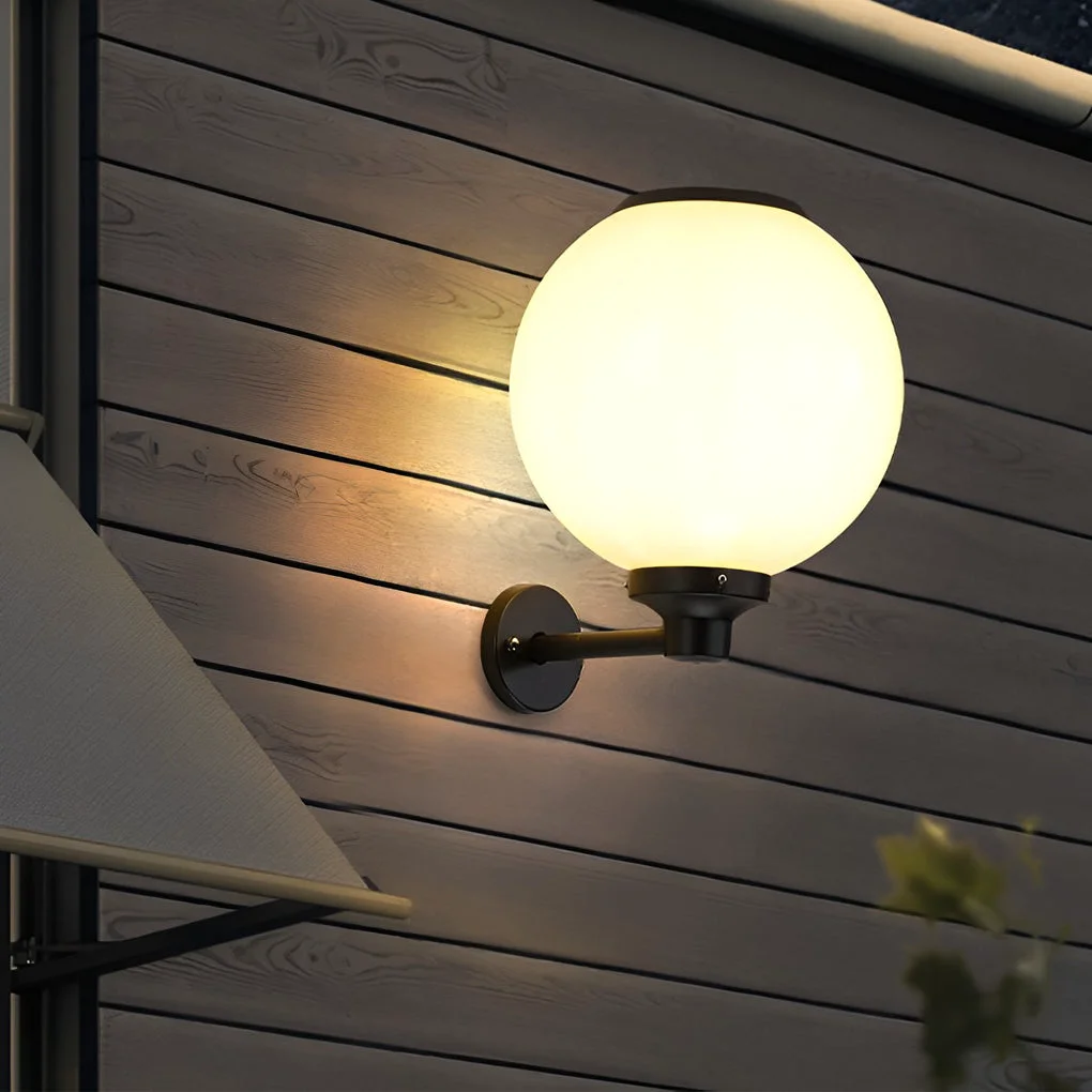 Exceptional Round Three Step Dimming LED Modern Solar Wall Lights Outdoor Wall Lamp Original Design