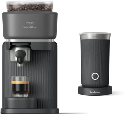 Sustainable Baristina Espresso Machine Milk Frother Bundle Fashionable