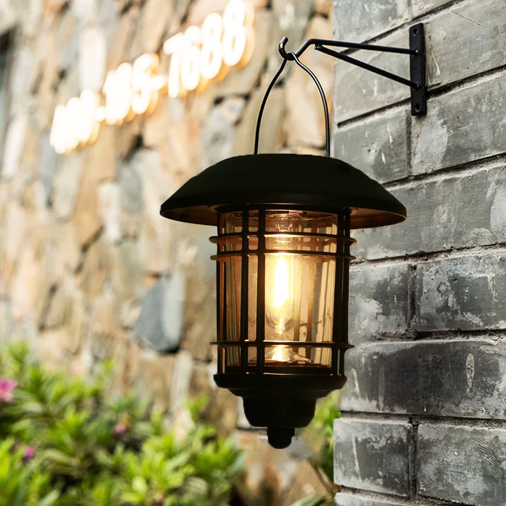 Functional Industrial Style Solar Outdoor Wall Lights Wall Sconce Lighting LED Wall Lamp Environmentally Friendly