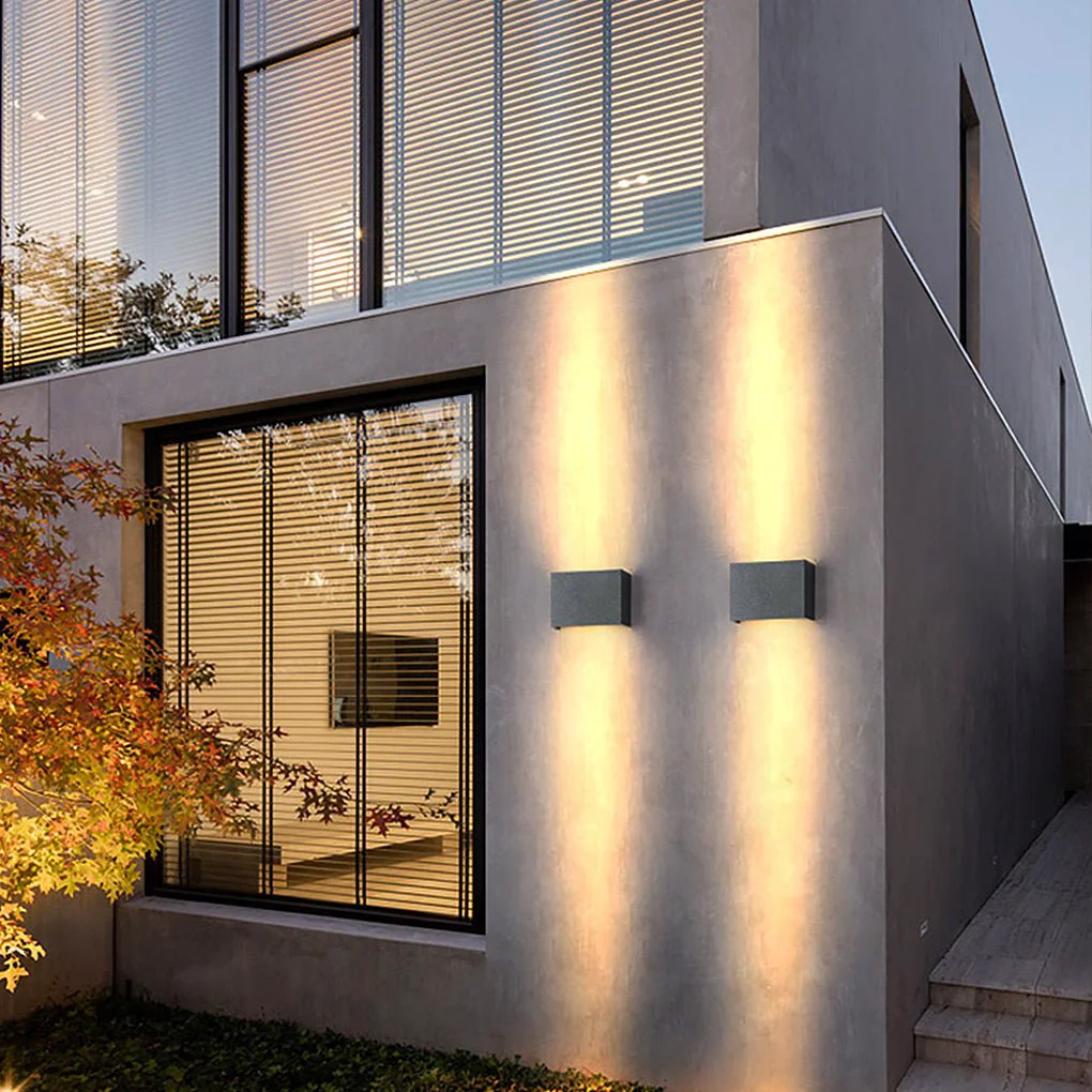 High-Quality Rectangular Waterproof Up Down Lighting Led Modern Wall Washer Lights Long-Lasting