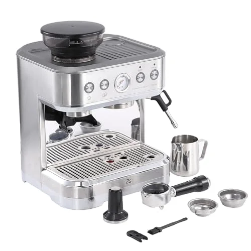 Authentic 15 Bar Express Espresso Machine with Built Premium