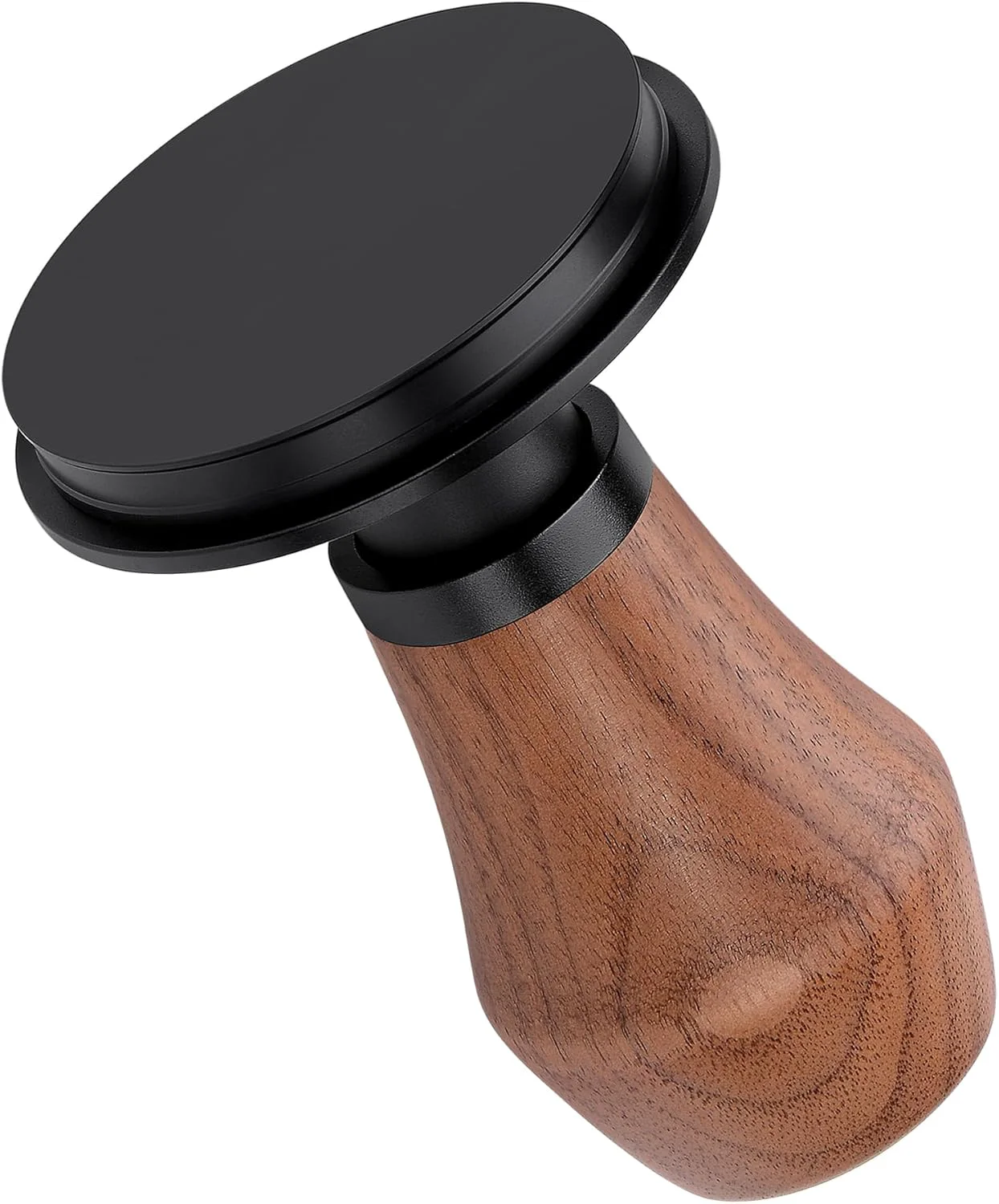Environmentally Friendly Normcore 58mm Spring Loaded Coffee Tamper V4.1 with Click Feedback Titanium PVD Flat Base Self-Leveling Espresso Tamper for 58mm Portafilters Trendy