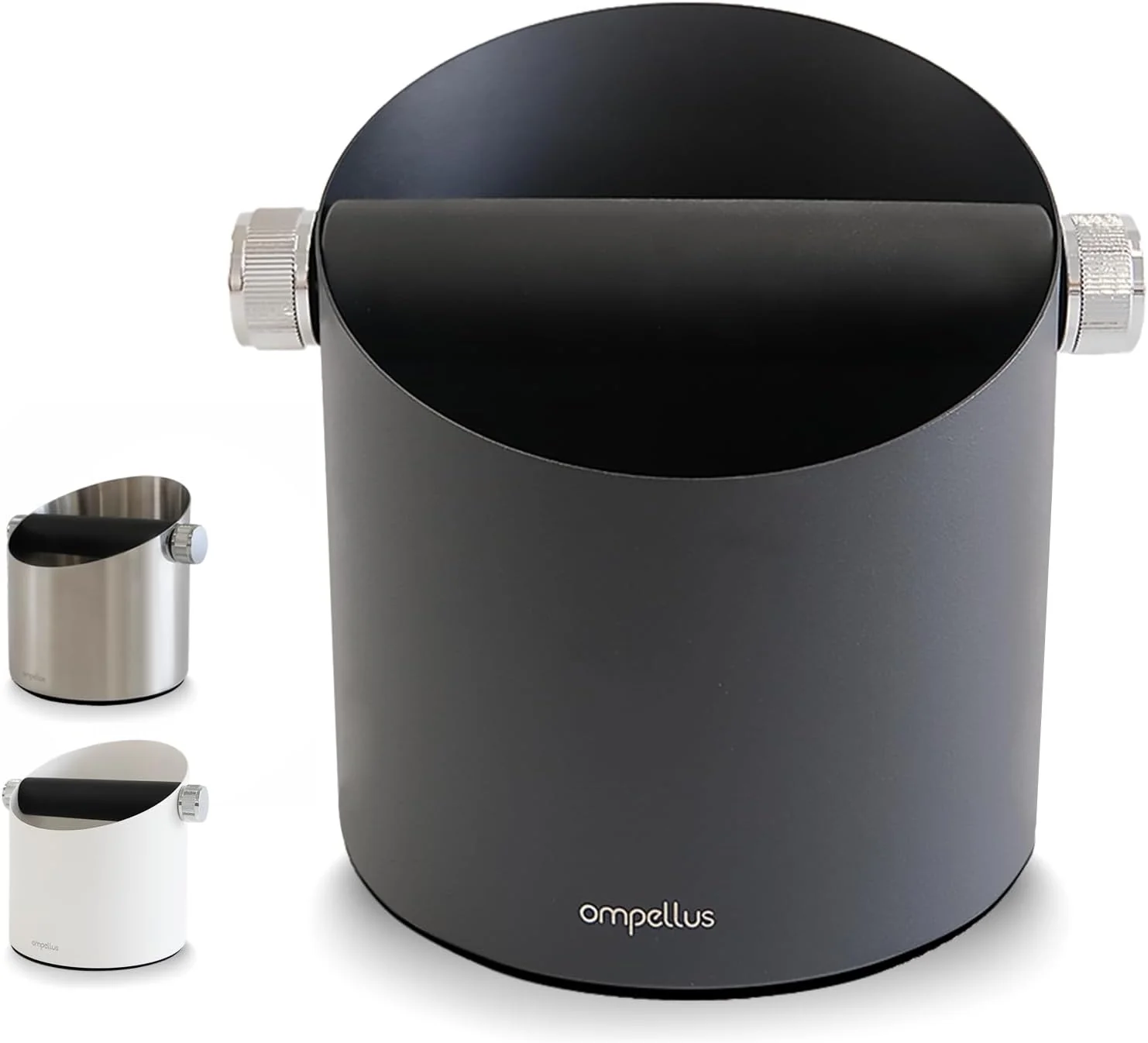 Original Design Espresso Knock Box Large Capacity Non-Slip Base Coffee Knock Box Barista Tools Espresso Machine Accessories Black Original