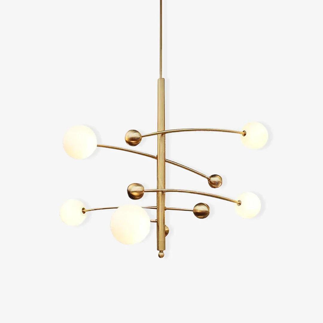 Versatile Staggered Bean Chandelier Sophisticated