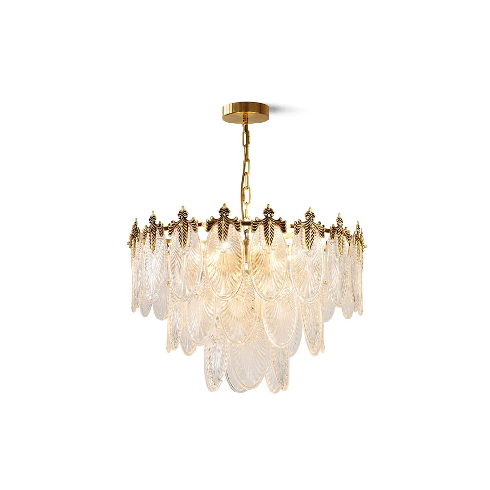 Selected Brass Leaves Chandelier Next-Generation