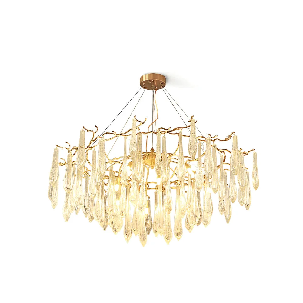 Optimized Branchs Brass Chandelier Soft