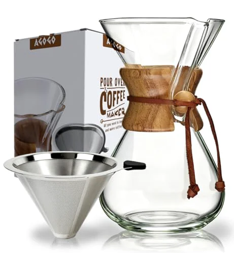 Trendy Pour Over Coffee Maker Set Natural