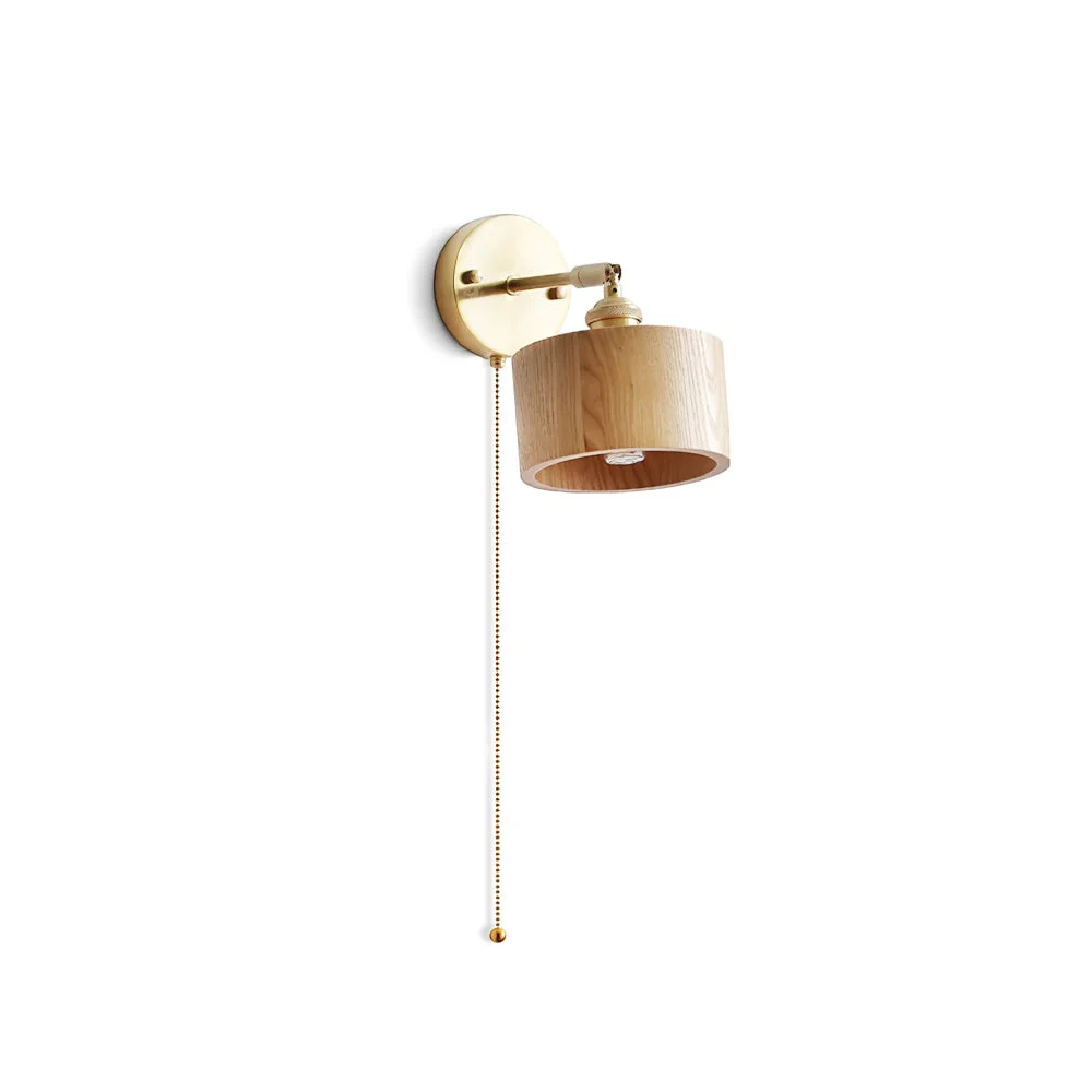Superior Rotatable Wooden Wall Lamp Quality