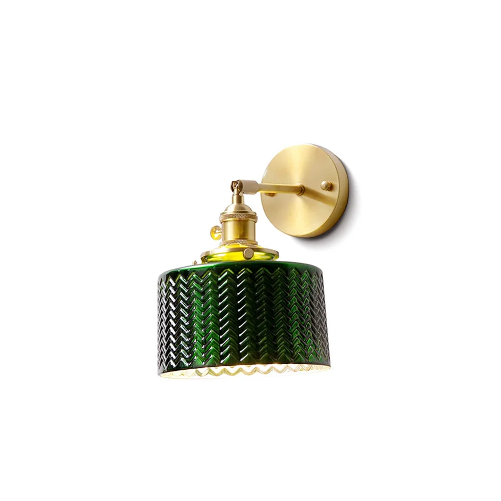 Stylish Green Glass Wall Lamp Unique