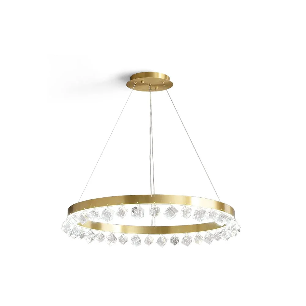 Enhanced Loop Crystal Chandelier Unique
