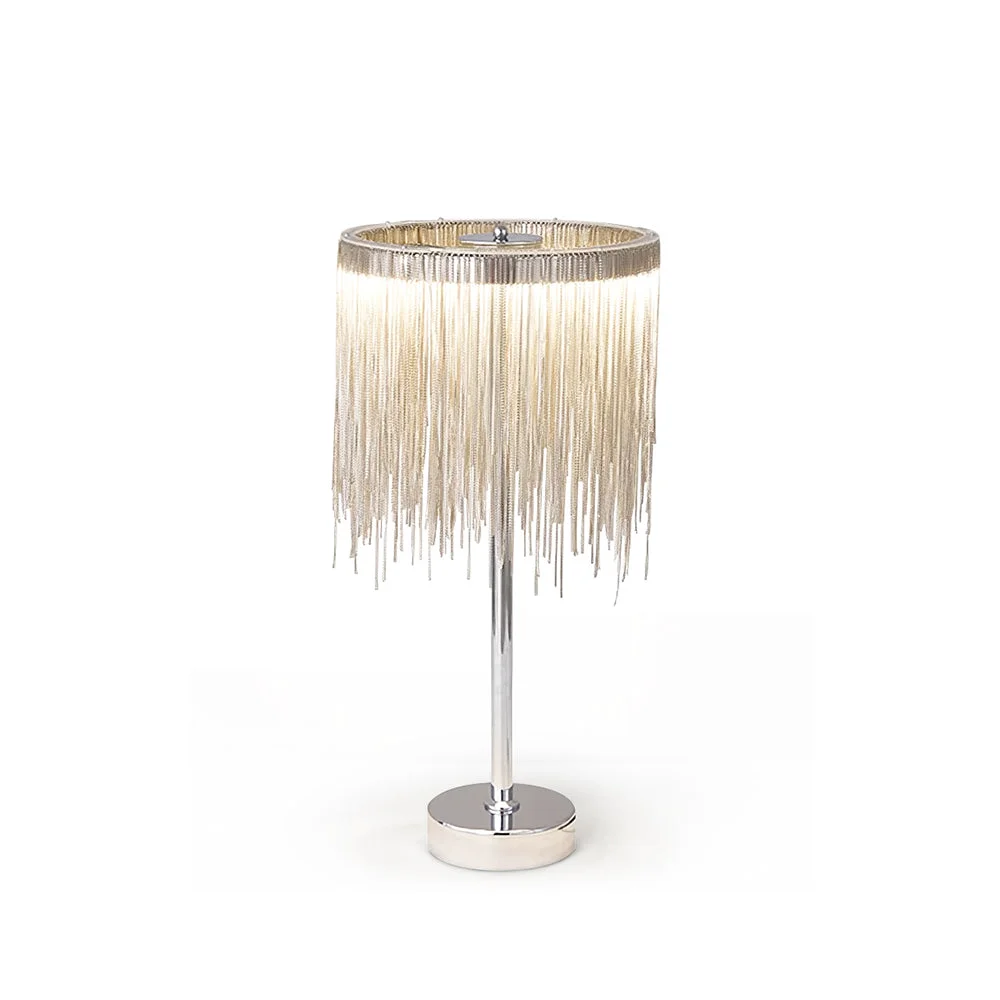 Clean Cadena Tassel Table Lamp Powerful