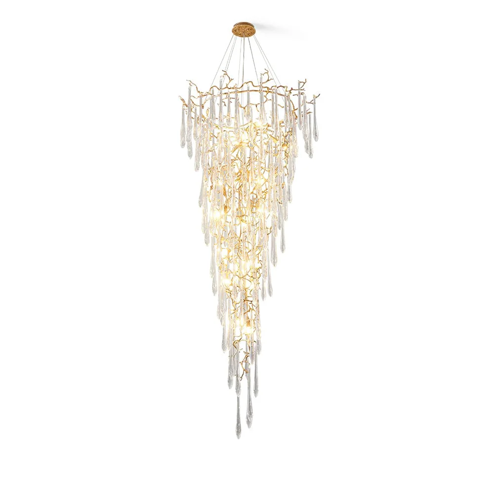 Reusable Aqua Parable Chandeliers Environmentally Friendly