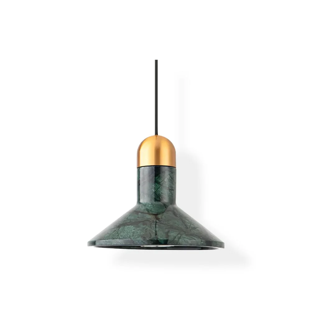 Healthy Cone Marble Pendant Light Enhanced