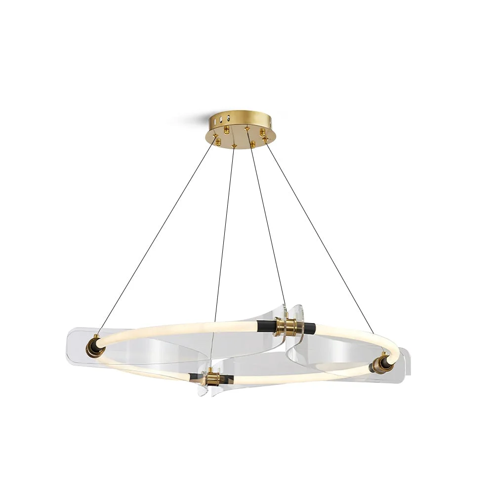 Artisan Four Acrylics Round Chandelier Proven