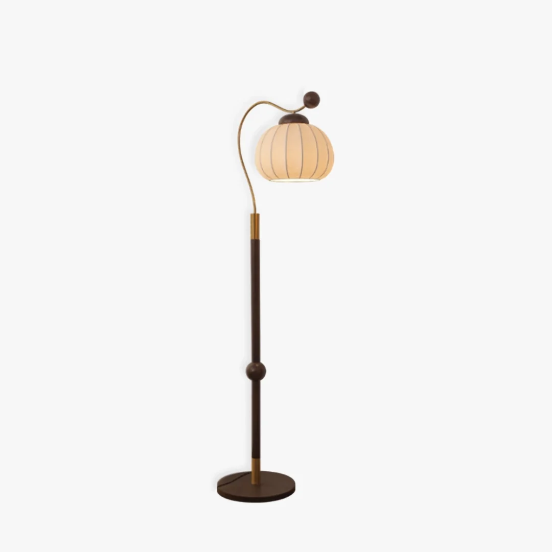 Green French Pumpkin Floor Lamp Fashionable