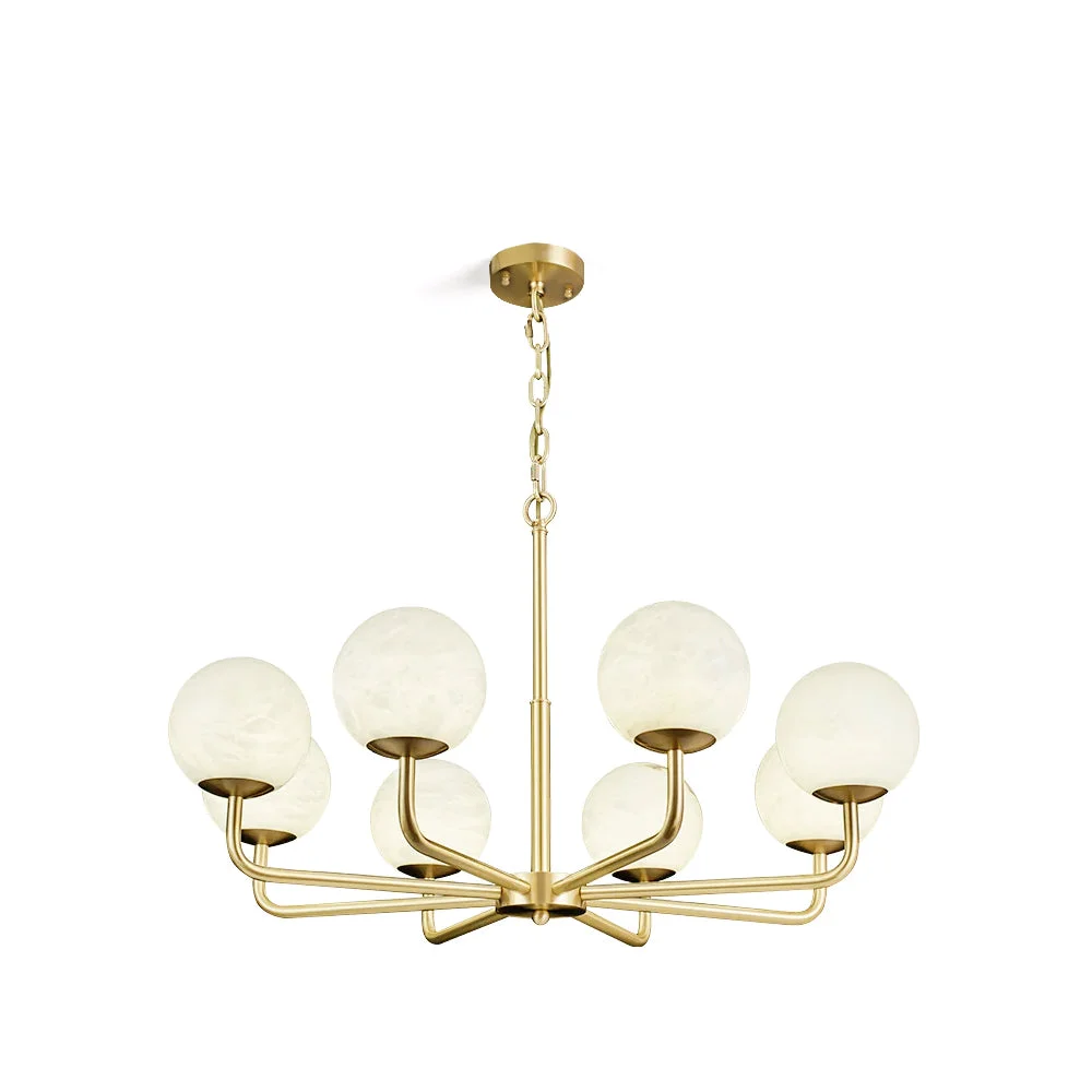Contemporary Maytoni Erich Chandelier Relaxed