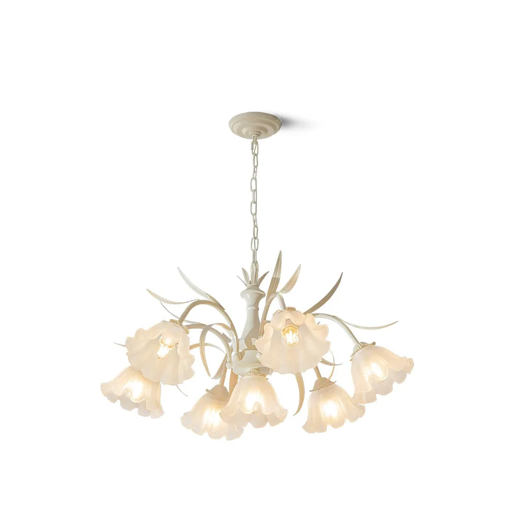 Elite Murano Cream Chandelier High-End