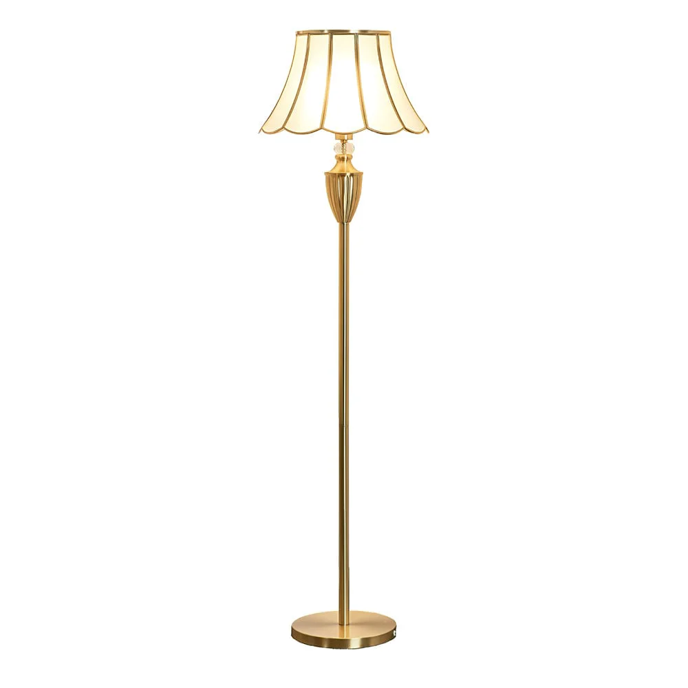 Long-Lasting Kristall Brass Floor Lamp Expertly Made