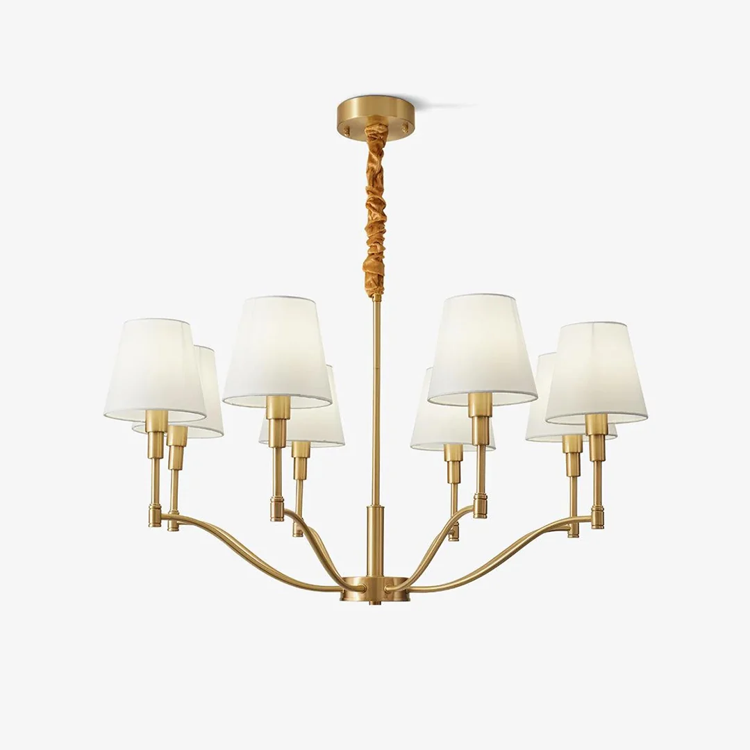 Environmentally Friendly Medieval Fabric Chandelier Lightweight