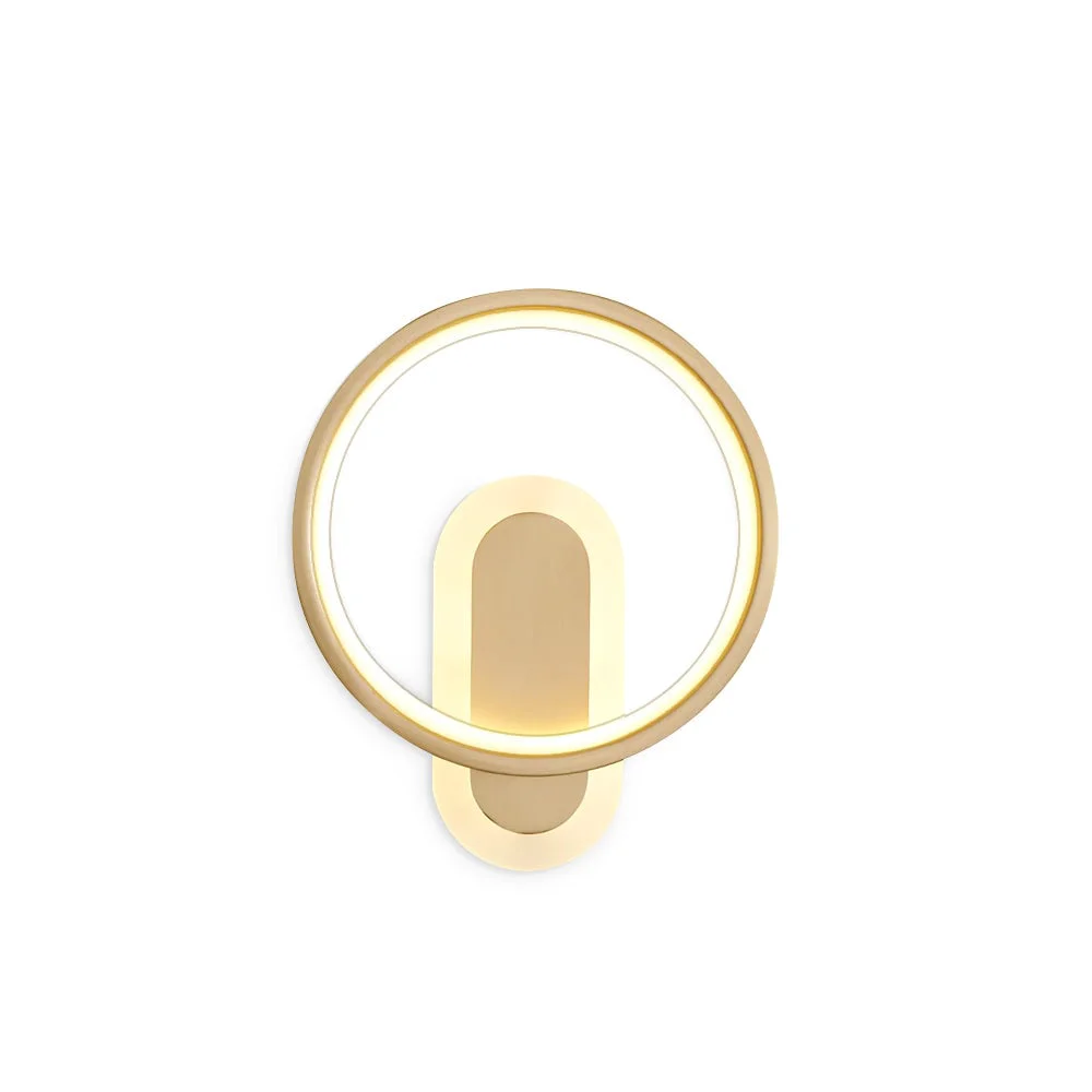 Sophisticated Round Brass Wall Lamp Long-Lasting