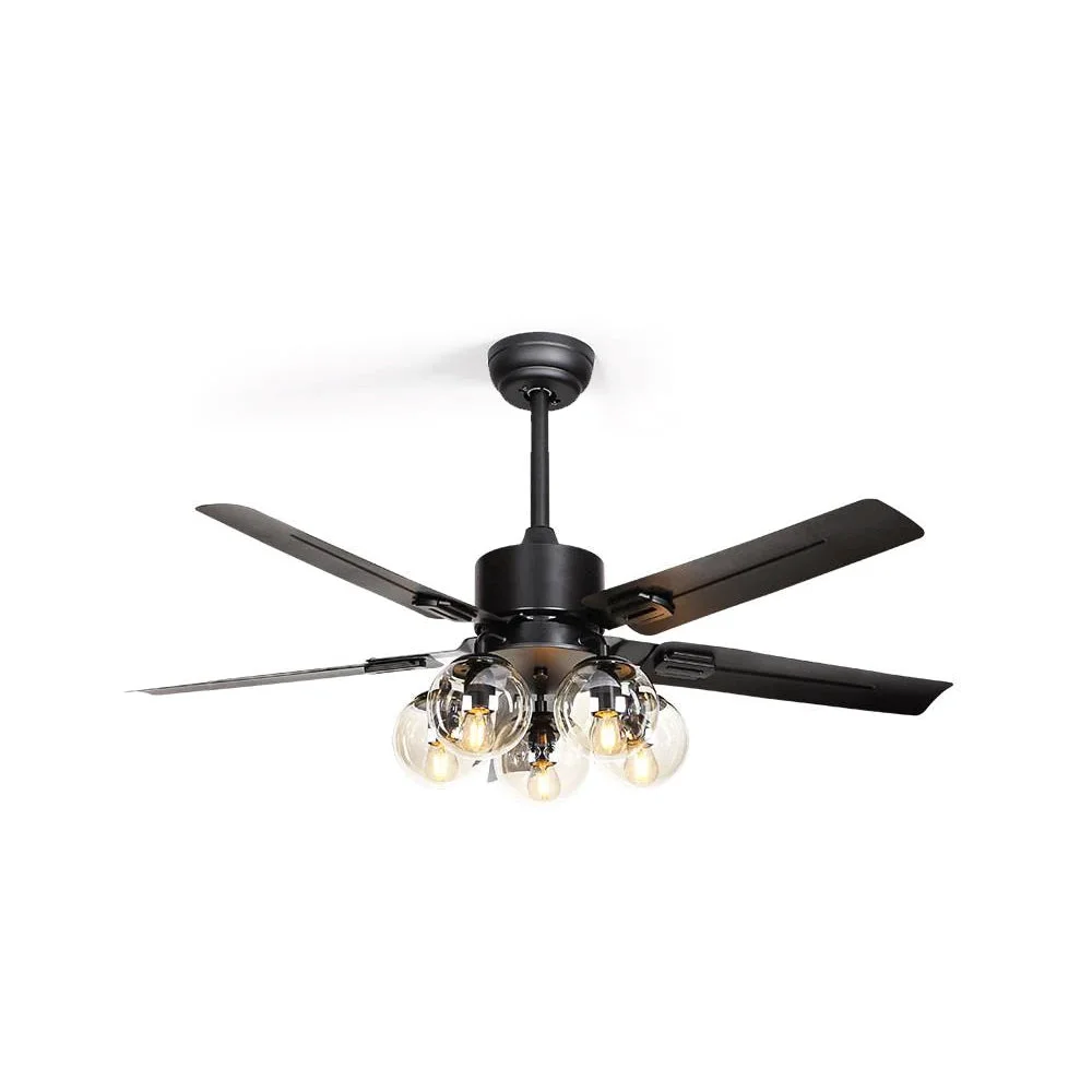 Convenient Glass Ball Ceiling Fan Light Next-Generation