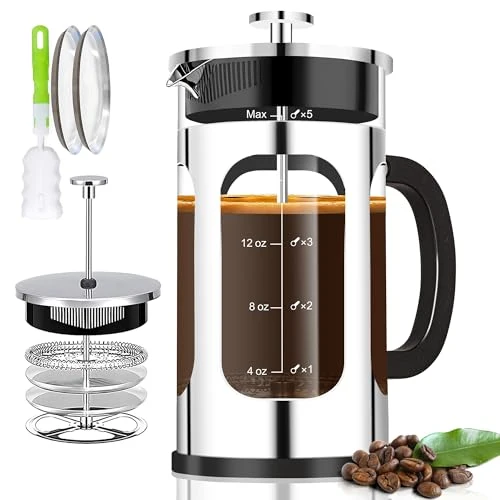 Long-Lasting French Press Coffee Maker Durable