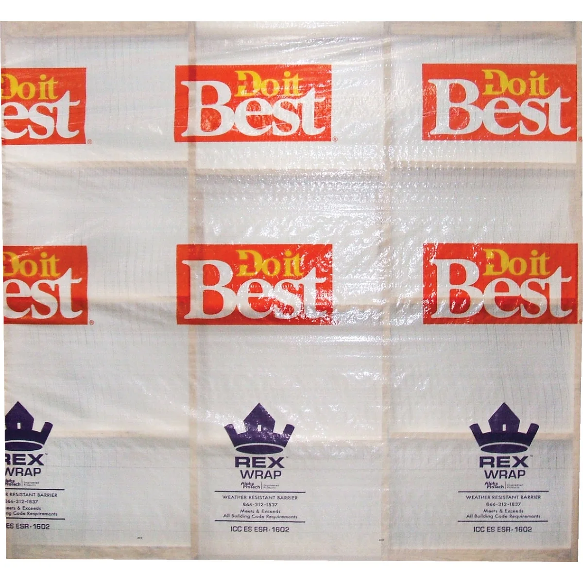 High-End Do it REX Wrap 10 Ft. x 100 Ft. House Wrap Environmentally Friendly