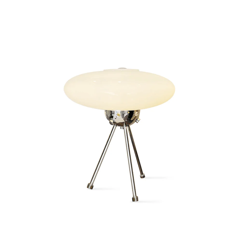 Sustainable Glass UFO Table Lamp Luxury