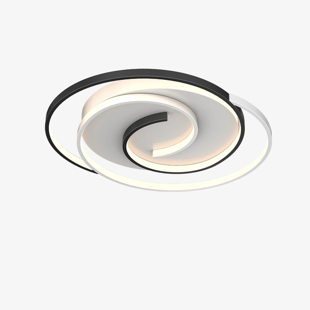 Optimized Nordic Rings Ceiling Light Green