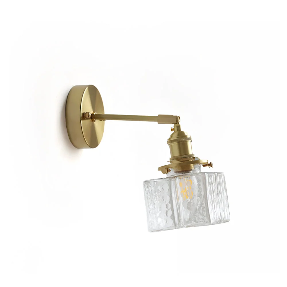 Efficient Jewel Glass Brass Wall Lamp Responsible