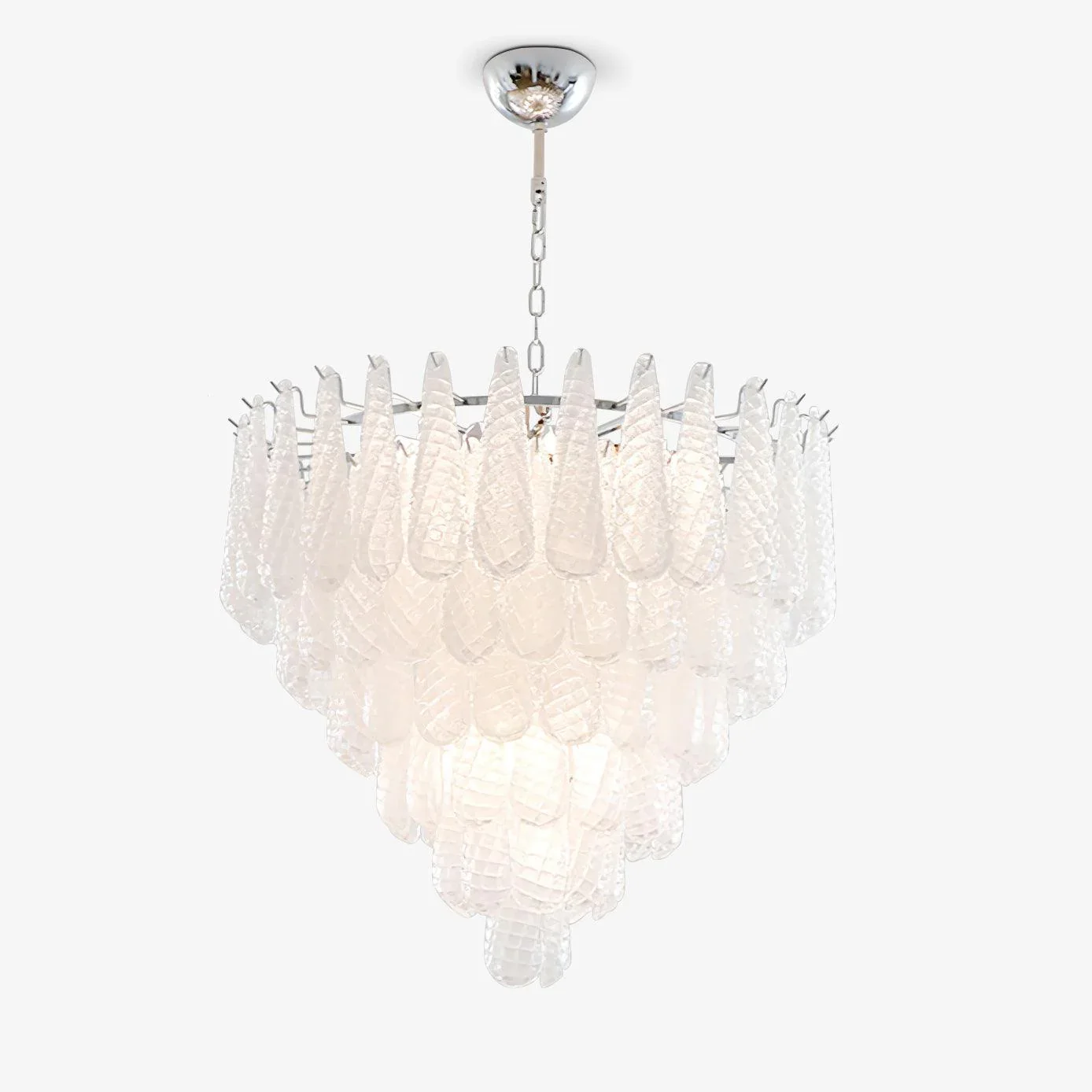 Convenient Grid Glass Waterfall Chandelier Authentic