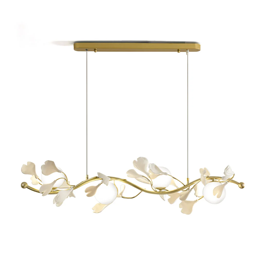 Practical Gingko Glass Chandelier Premium Material