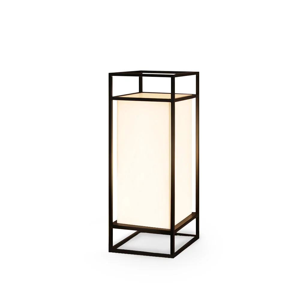 Green Cleo Lantern Outdoor Table Lamp Efficient