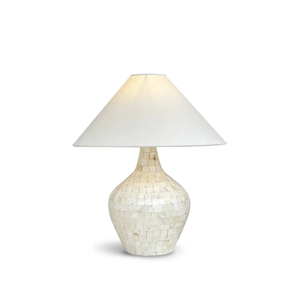 Safe Josephine Seashell Table Lamp Functional