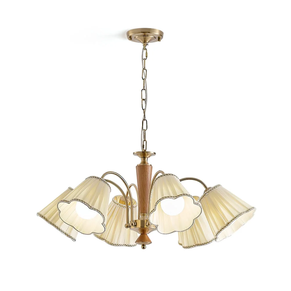 Easy-to-Use Florentine Fabric Chandelier Sophisticated